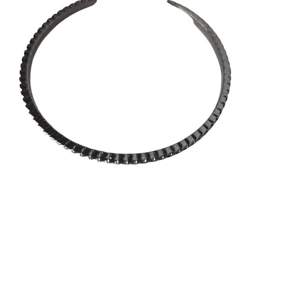 Vintage Silver Tone Chain Link Bangle Bracelet - Picture 2 of 2